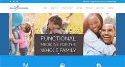 Desktop Screenshot of healingprovisions.net